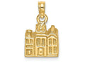 FJC Finejewelers 14k Yellow Gold 3d Charleston Rainbow Row Buildings Charm