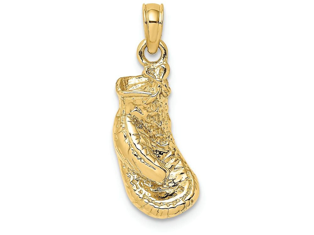 FJC Finejewelers 14k Yellow Gold Boxing Glove Singlehp Charm