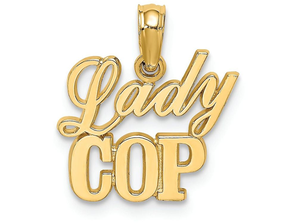 FJC Finejewelers 14k Yellow Gold Lady Cop Charm