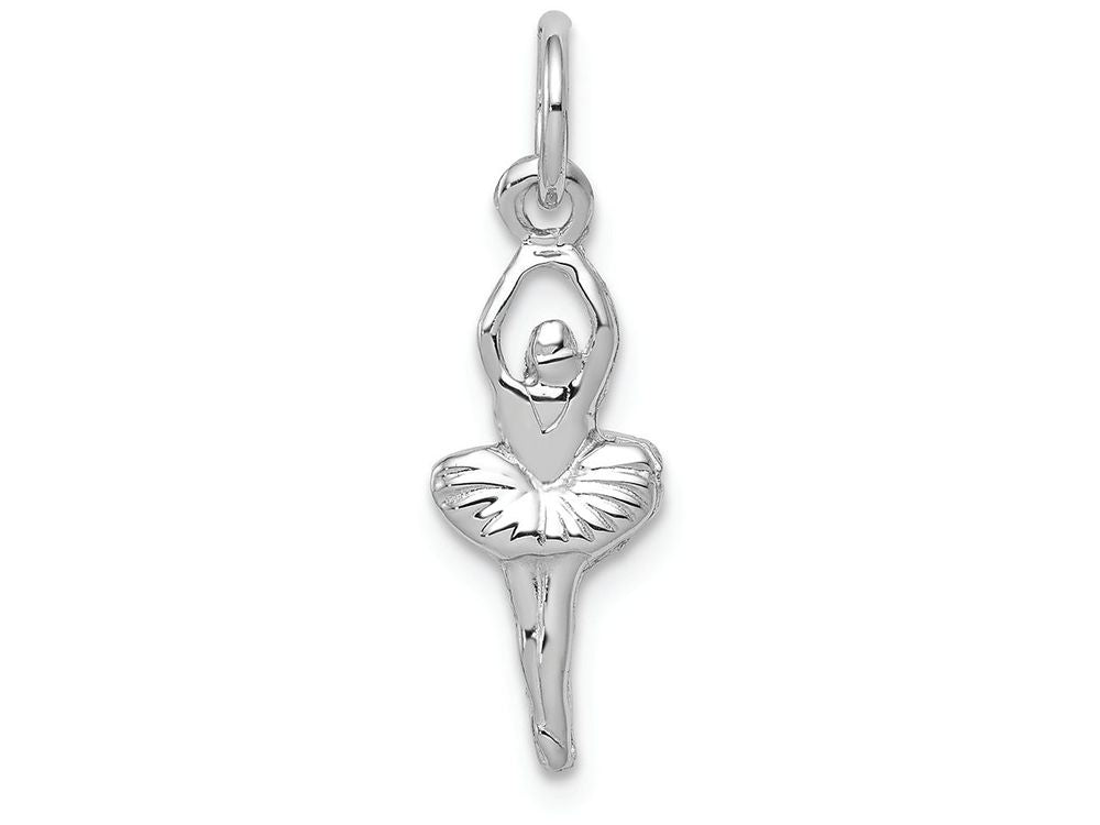 FJC Finejewelers 14k White Gold Ballerina Charm