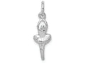 FJC Finejewelers 14k White Gold Ballerina Charm