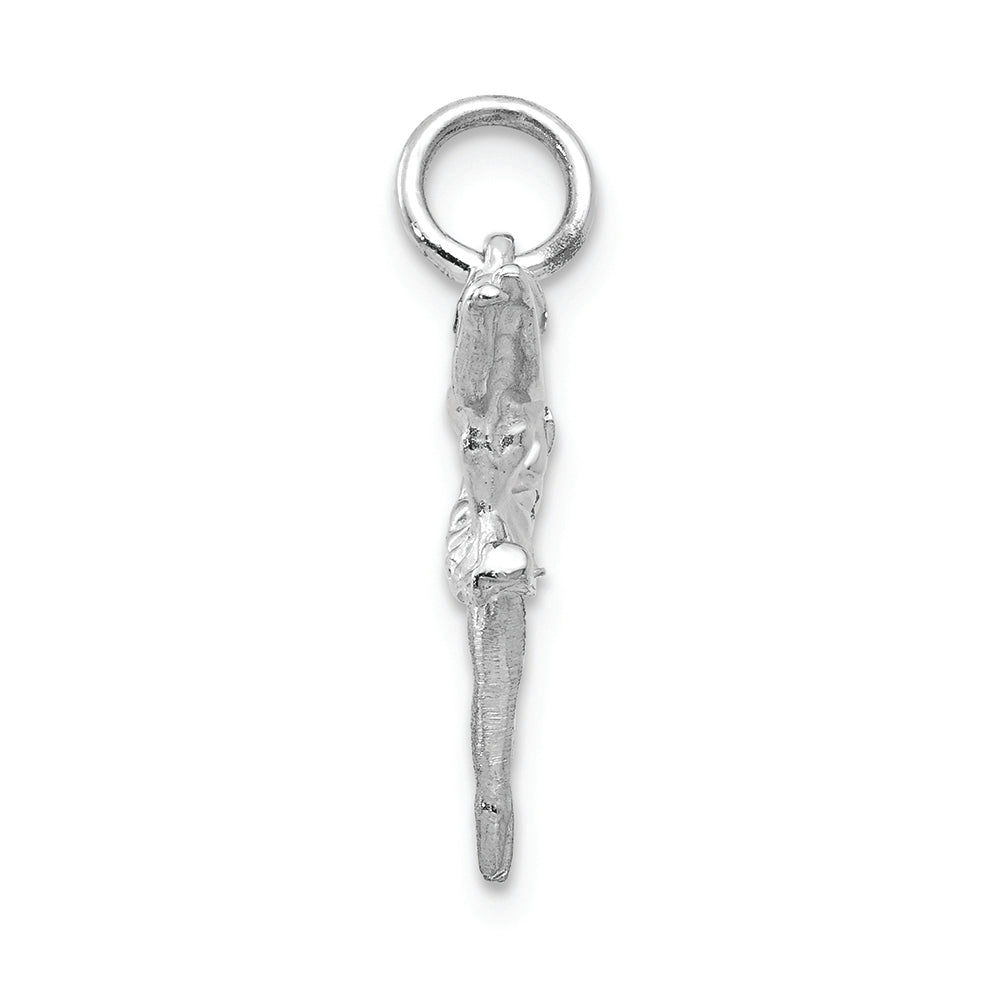 FJC Finejewelers 14k White Gold Polished 3dimensional Ballerina Charm
