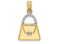 FJC Finejewelers Purse Handle Button with Bail Charm