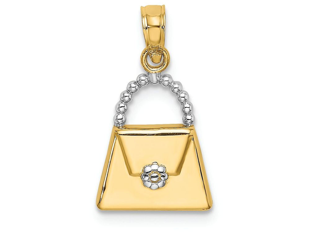 FJC Finejewelers Purse Handle Button with Bail Charm