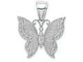 FJC Finejewelers 14k White Gold White Butterfly with Wings Charm