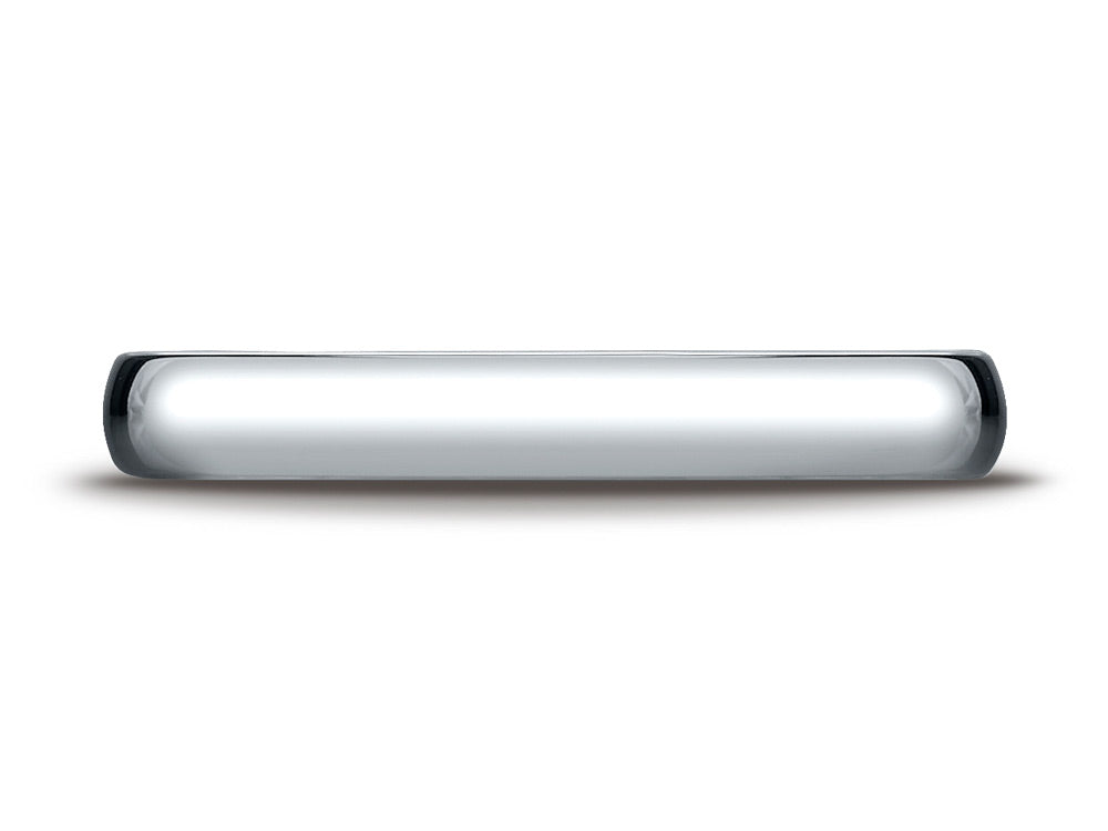 Benchmark 14k White Gold 3.0mm Low Dome Light Ring
