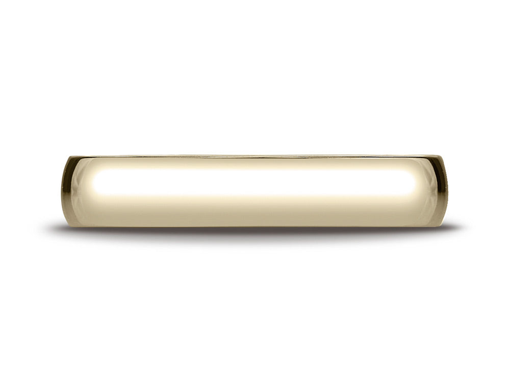 Benchmark 14k White Gold 4.0mm Low Dome Light Ring