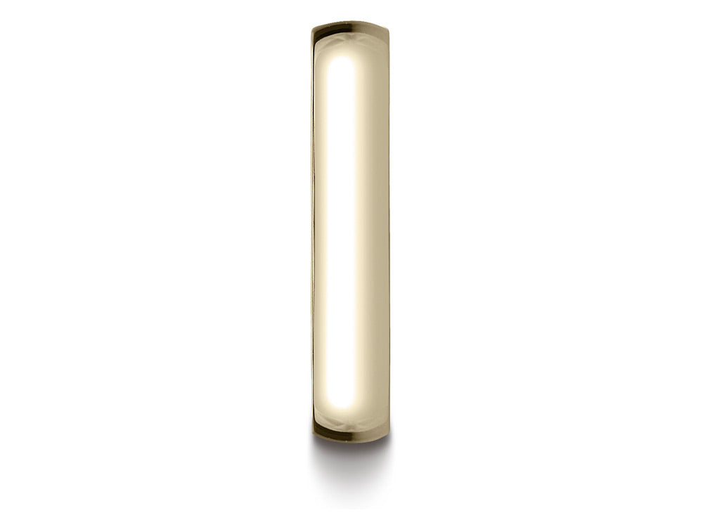 Benchmark 14k White Gold 4.0mm Low Dome Light Ring