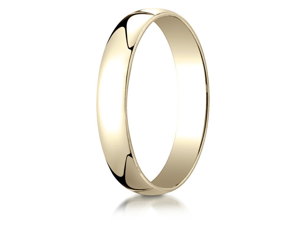Benchmark 14k White Gold 4.0mm Low Dome Light Ring