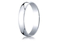 Benchmark 14k White Gold 4.0mm Low Dome Light Ring