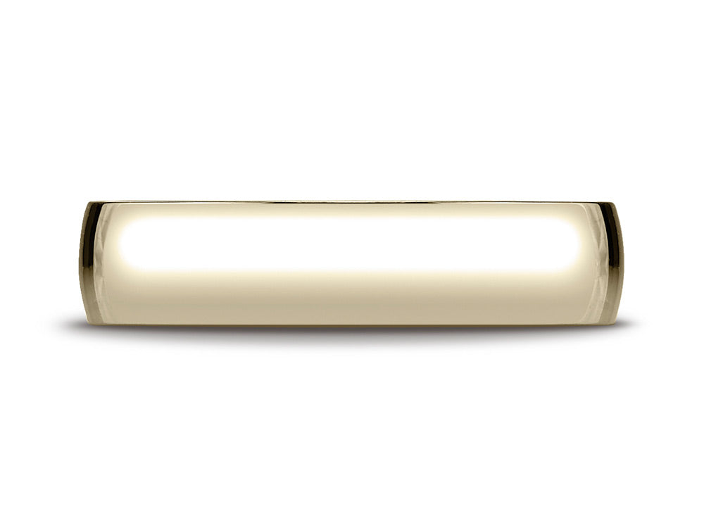 Benchmark 14k White Gold 5.0mm Low Dome Light Ring