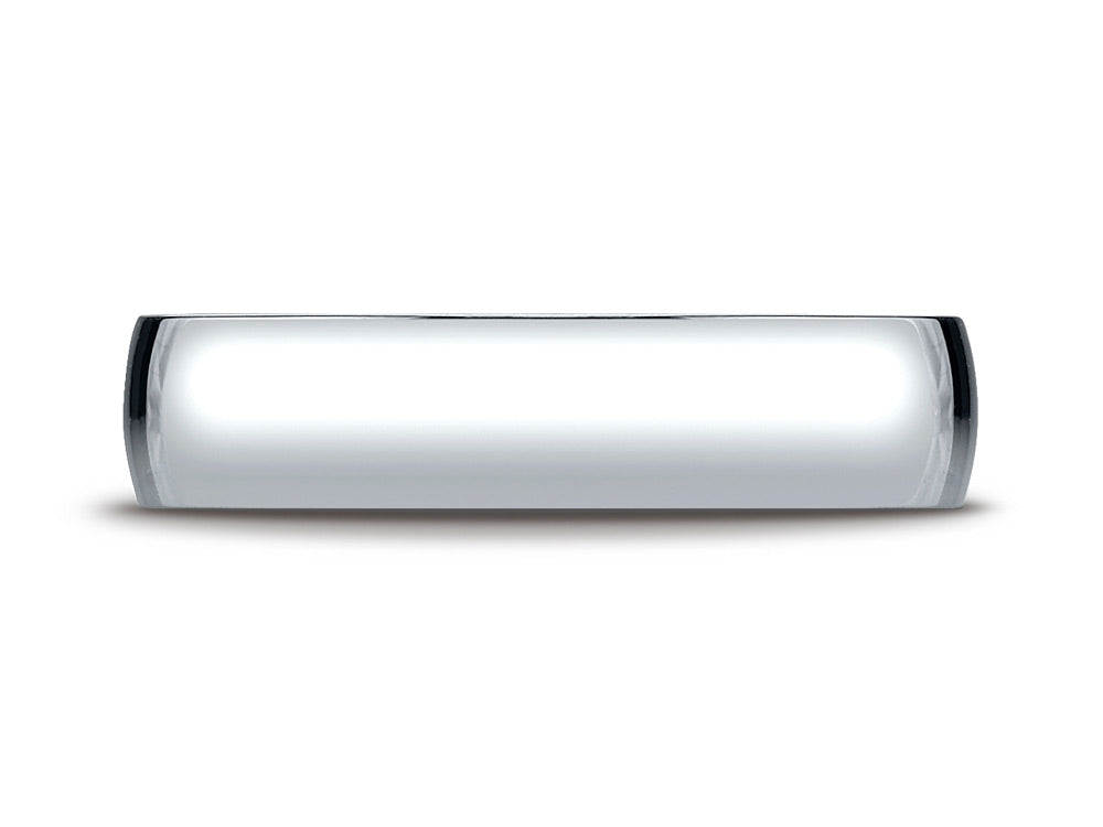 Benchmark 14k White Gold 5.0mm Low Dome Light Ring