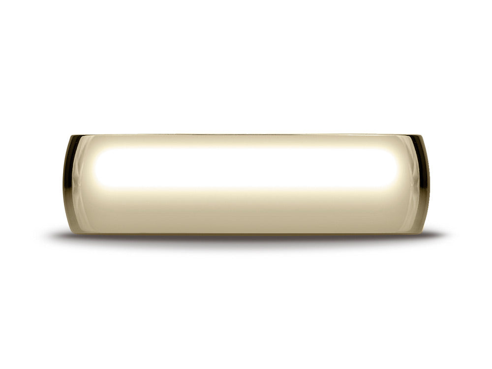 Benchmark 14k White Gold 6.0mm Low Dome Light Ring