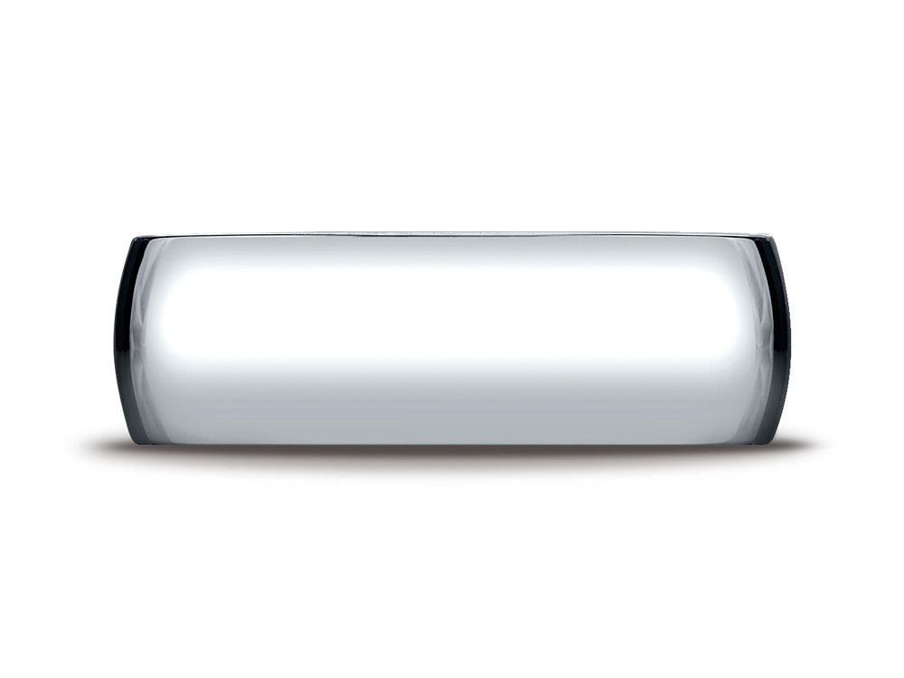 Benchmark 14k White Gold 7.0mm Low Dome Light Ring