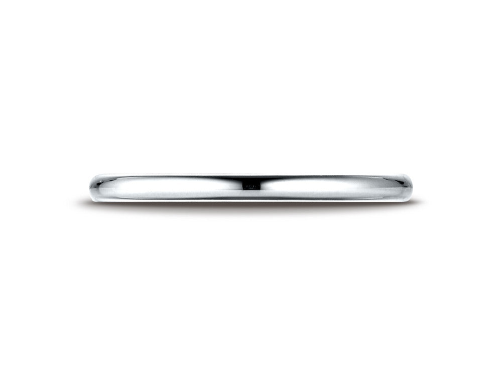 Benchmark 14k Gold 2mm Slightly Domed Standard Comfort-fit Wedding Band / Ring