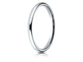 Benchmark 14k Gold 2mm Slightly Domed Standard Comfort-fit Wedding Band / Ring