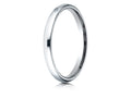 Benchmark 14k Gold 2.5mm Slightly Domed Standard Comfort-fit Wedding Band / Ring