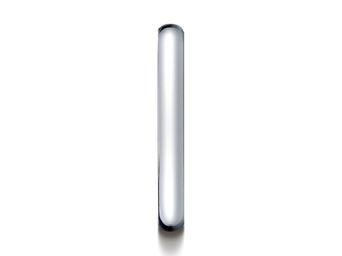 Benchmark 18k Gold 3mm Slightly Domed Standard Comfort-fit Ring