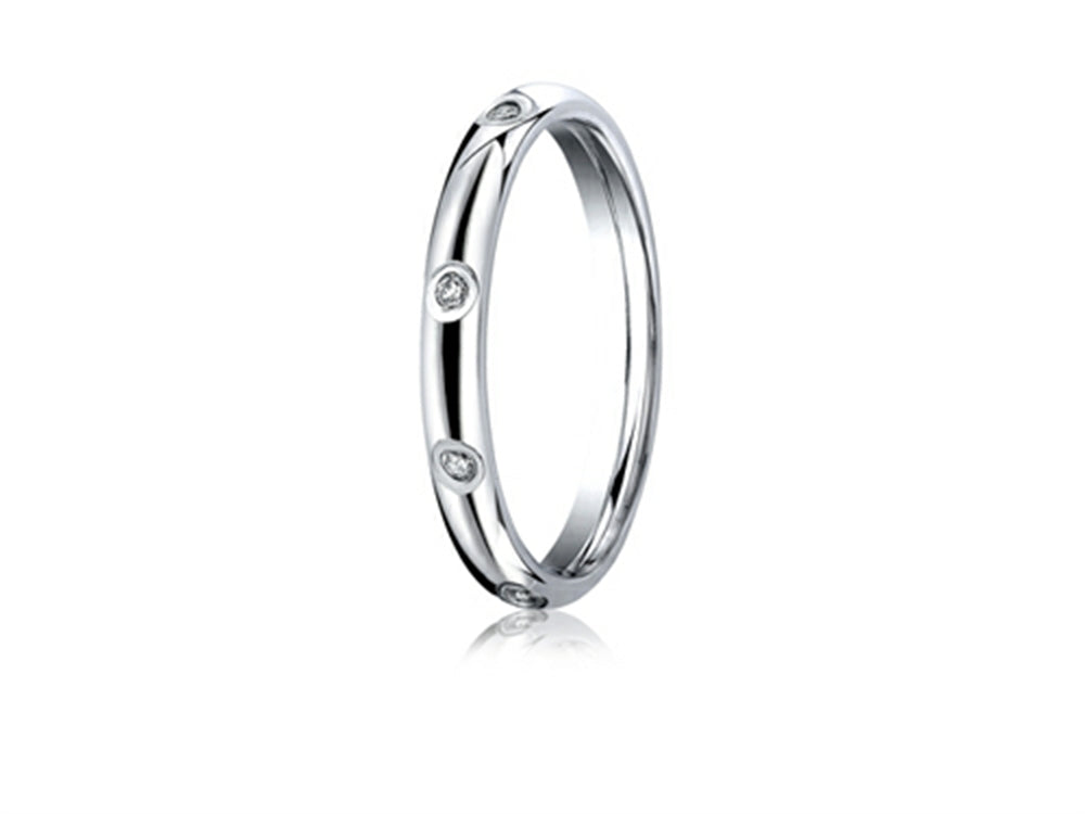 Benchmark 3mm Comfort Fit Diamond Wedding Band / Ring