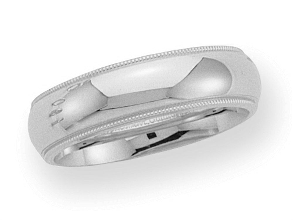 Benchmark 6mm Comfort Fit Solid Wedding Band / Ring