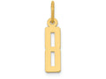 FJC Finejewelers 14k Yellow Gold Small Polished Elongated 8 Charm