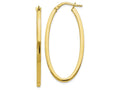 FJC Finejewelers 10k Polished Oval Hinged Hoop Earrings