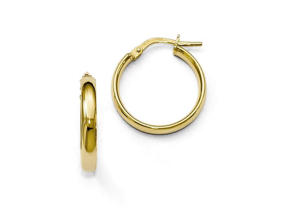FJC Finejewelers 10k Gold Polished Hoop Earrings