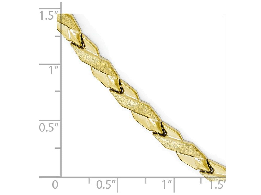 FJC Finejewelers 10k Polished And Brushed Bracelet