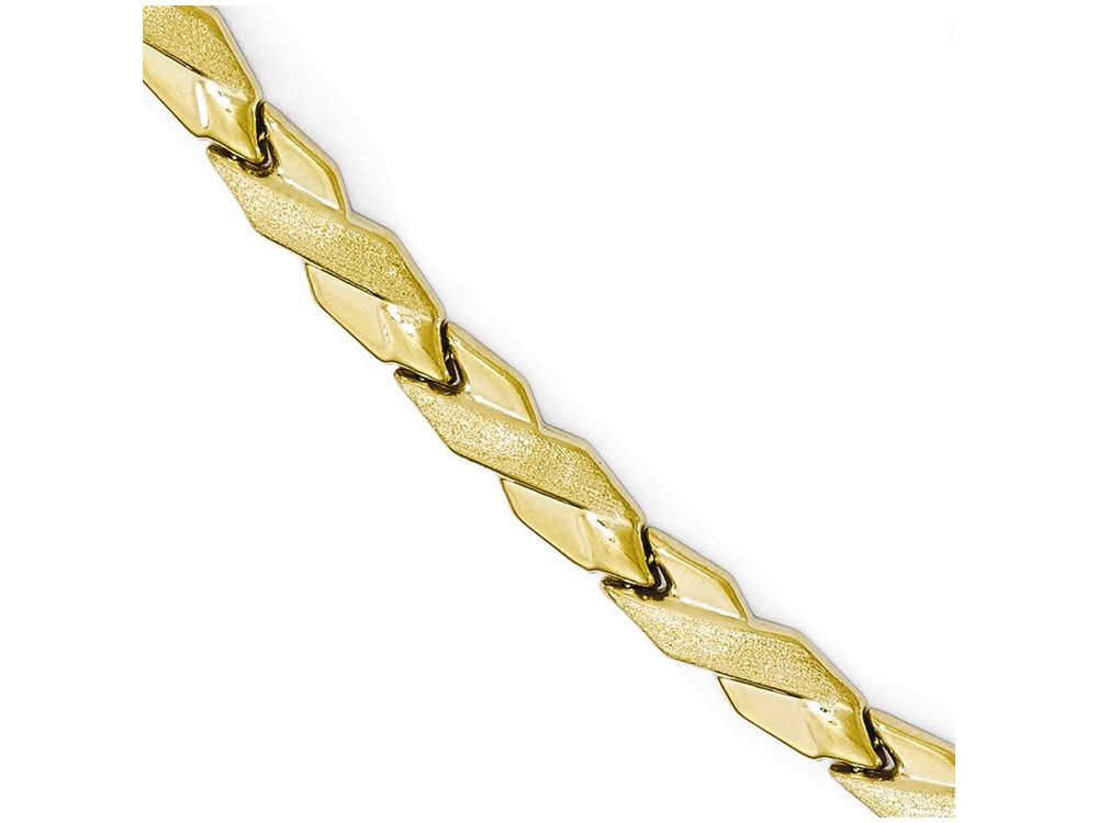 FJC Finejewelers 10k Polished And Brushed Bracelet