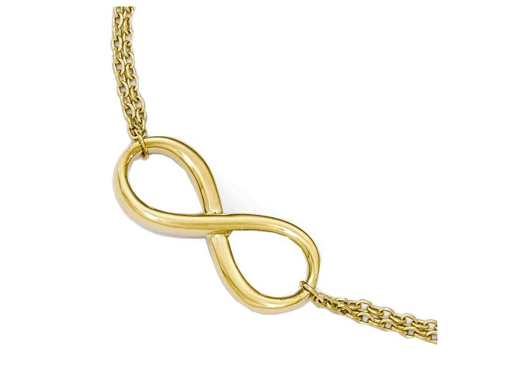FJC Finejewelers 10k Polished Infinity Bracelet