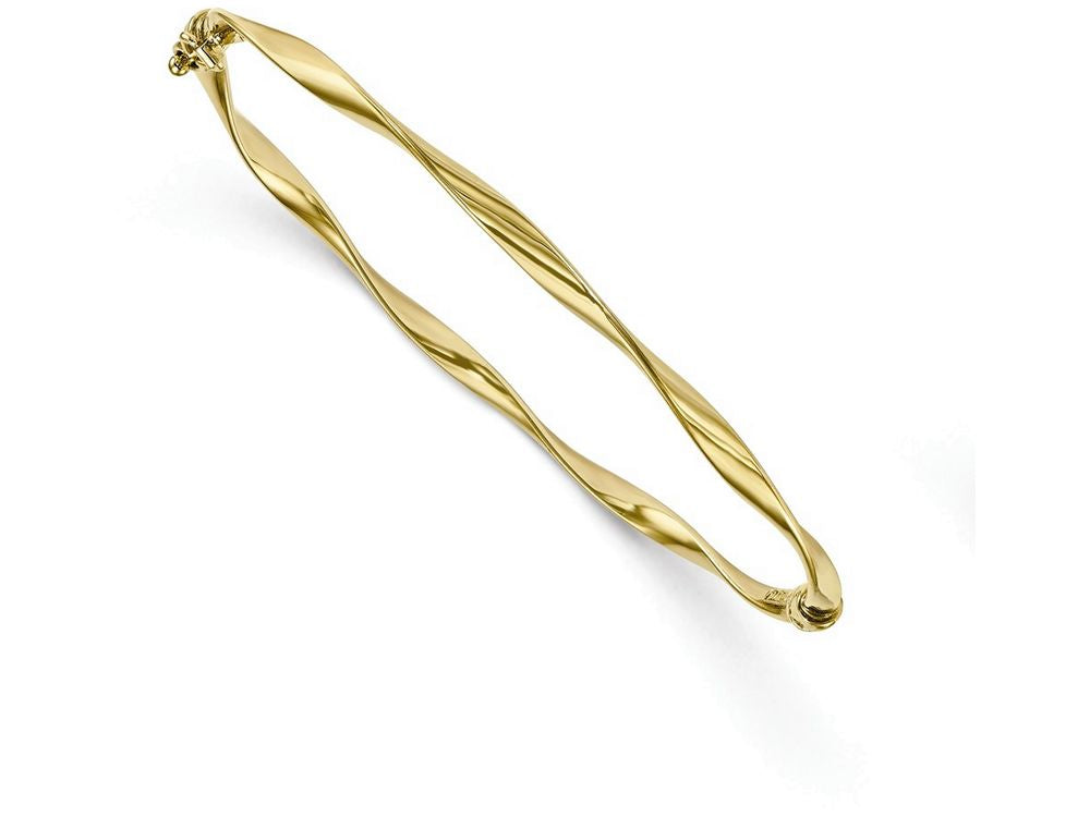 FJC Finejewelers 10k Polished Hinged Bangle