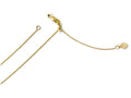 FJC Finejewelers 14k Yellow Gold Adjustable Bright Cut Cable Chain Necklace