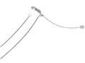 FJC Finejewelers 14k White Gold Adjustable .8mm Bright Cut Wheat Chain Necklace