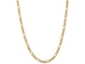 FJC Finejewelers 14k Yellow Gold 5.25mm Flat Figaro Chain Necklace