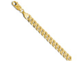 FJC Finejewelers 14k Yellow Gold 7.25mm Beveled Curb Bracelet