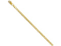 FJC Finejewelers 14k Yellow Gold 2.9mm Beveled Curb Chain Bracelet