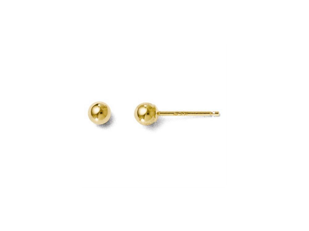 FJC Finejewelers 14k Yellow Gold Polished 3mm Ball Post Earrings