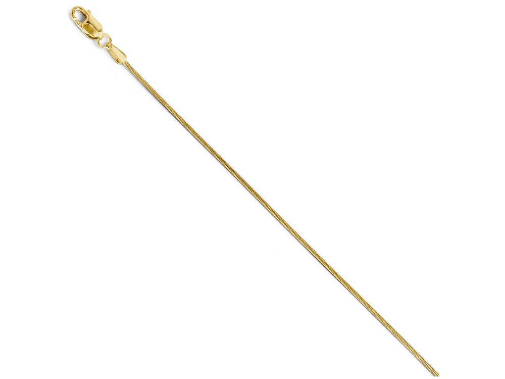 FJC Finejewelers 14k Yellow Gold 0.90 mm Snake Chain Necklace