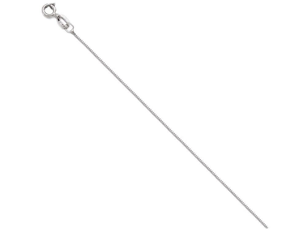 FJC Finejewelers 14k White Gold Baby Box Chain Necklace