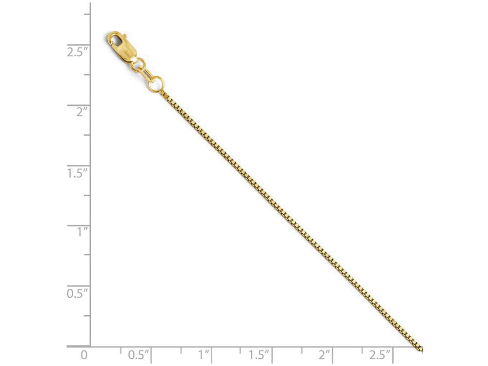 FJC Finejewelers 14k Yellow Gold Box W/lobster Chain Necklace