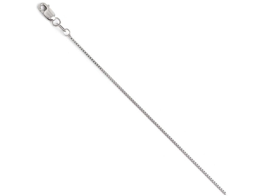 FJC Finejewelers 14k White Gold Box Chain Necklace