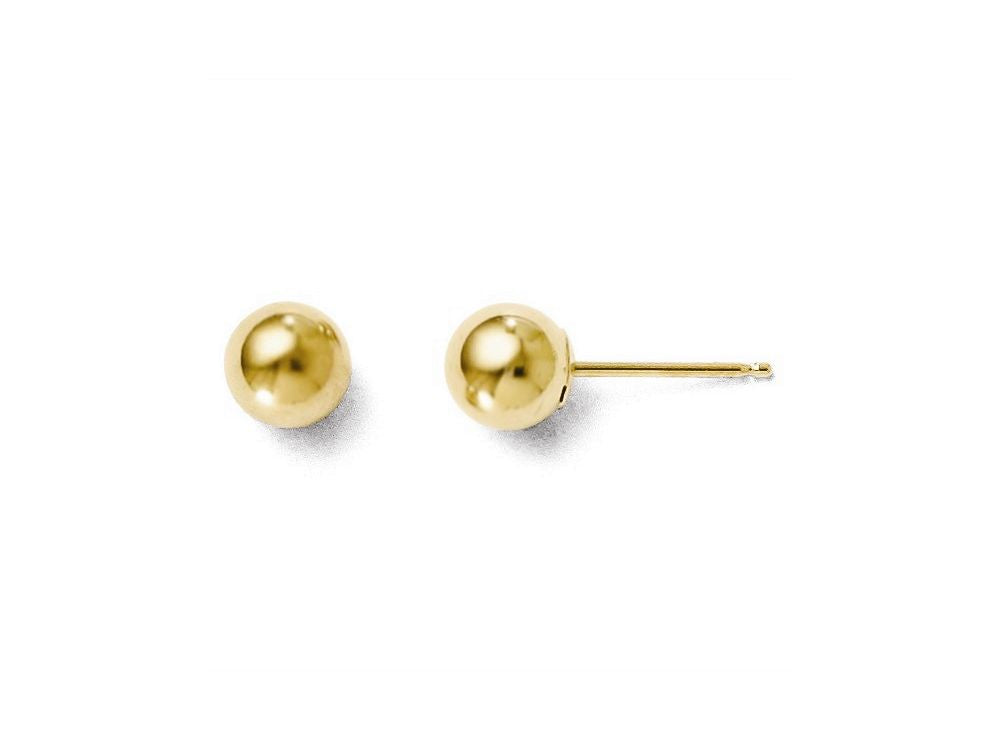 FJC Finejewelers 14k Yellow Gold Polished 5mm Ball Post Earrings