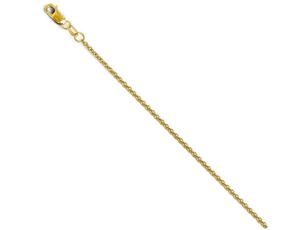 FJC Finejewelers 14k Yellow Gold Round Cable Chain Necklace
