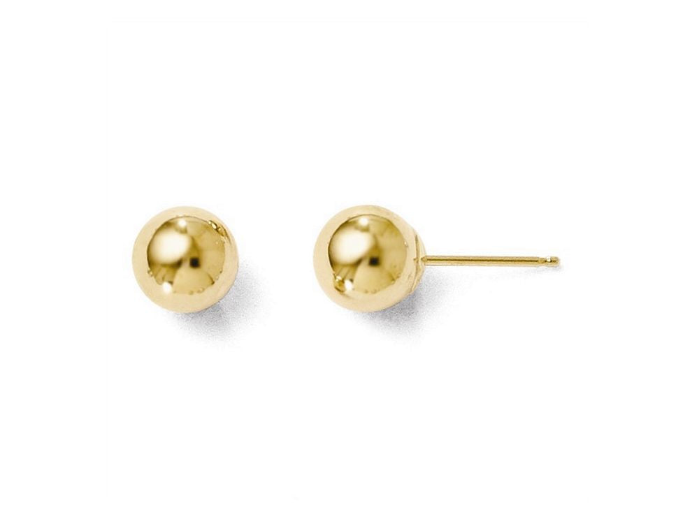 FJC Finejewelers 14k Yellow Gold Polished 6mm Ball Post Earrings