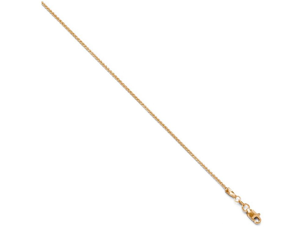 FJC Finejewelers 14k Rose Gold 1.2mm Wheat Chain Necklace