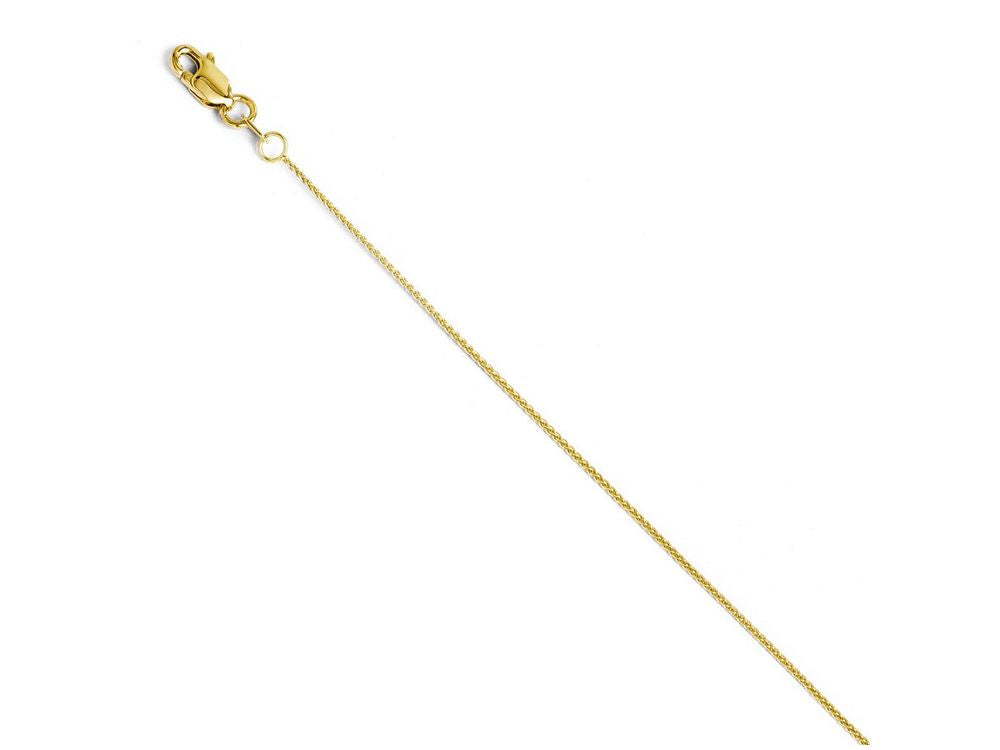 FJC Finejewelers 14k Yellow Gold .8mm Baby Wheat Chain Necklace