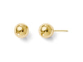 FJC Finejewelers 14k Yellow Gold Polished 8mm Ball Post Earrings