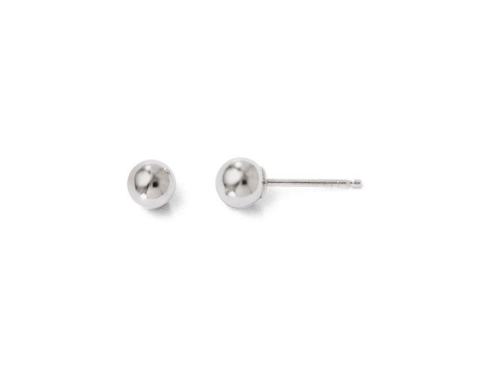 FJC Finejewelers 14k White Gold Polished 4mm Ball Post Earrings