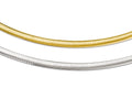 FJC Finejewelers 14k Yellow Gold With Rhodium Supreme Reversible Omega Necklace