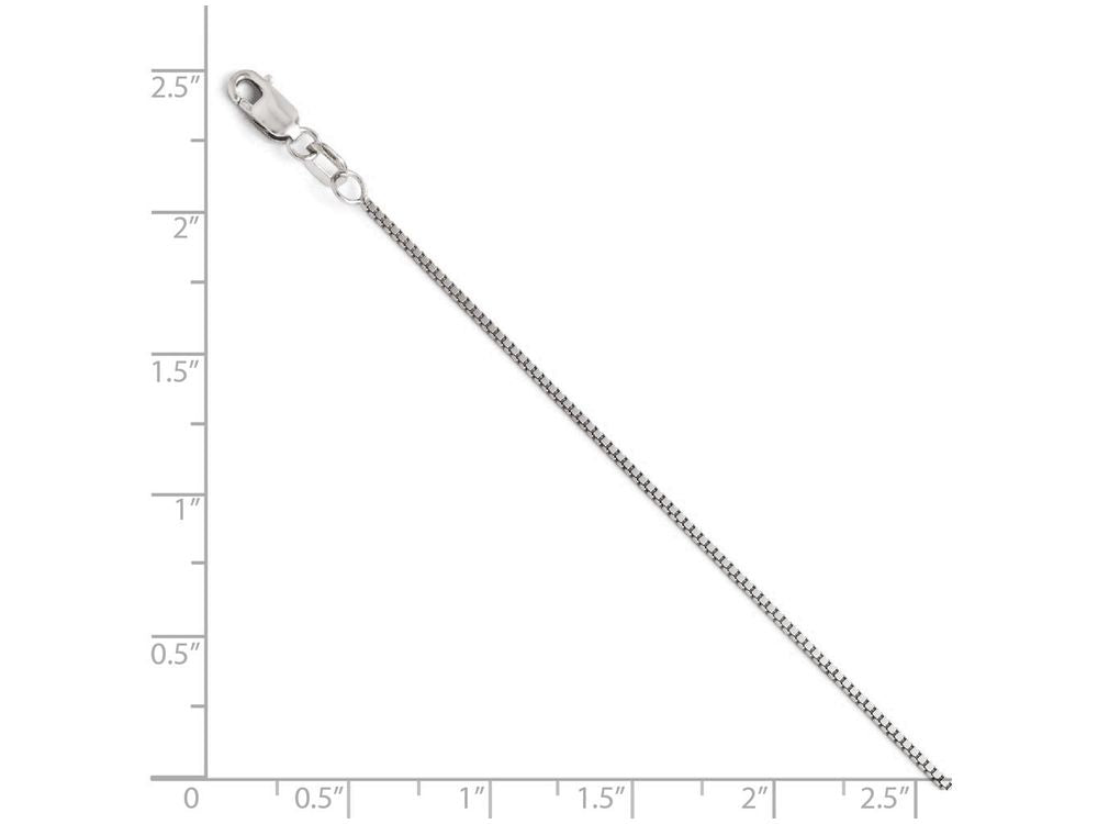 FJC Finejewelers 14k White Gold Box W/lobster Chain Necklace